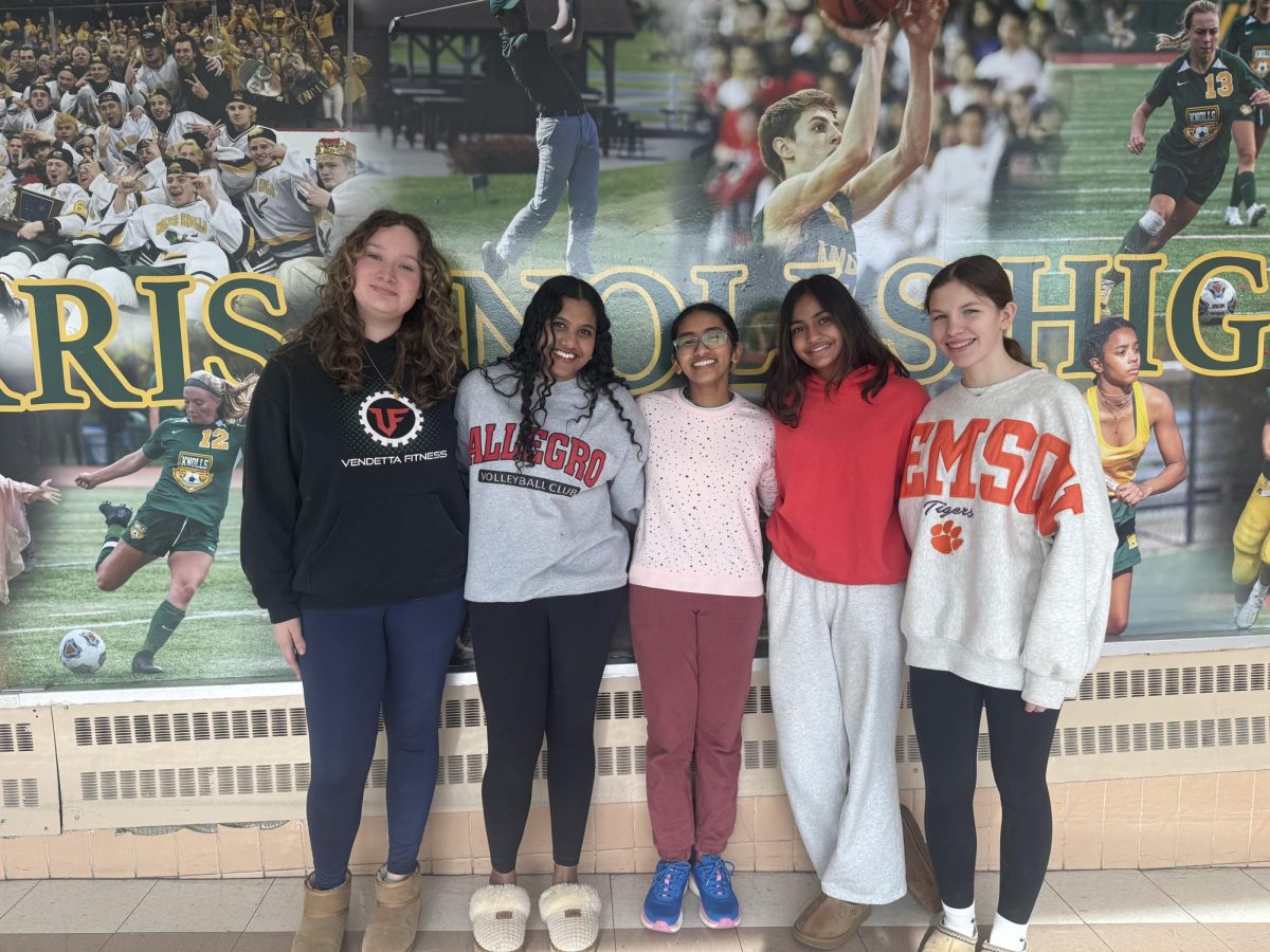 Left to Right: Alyson Cali, Anika Jubair, Eesha Vanamala, Nala Patel, Skylar Sayles

Not pictured: Vera Bachu and Charley LiCalsi