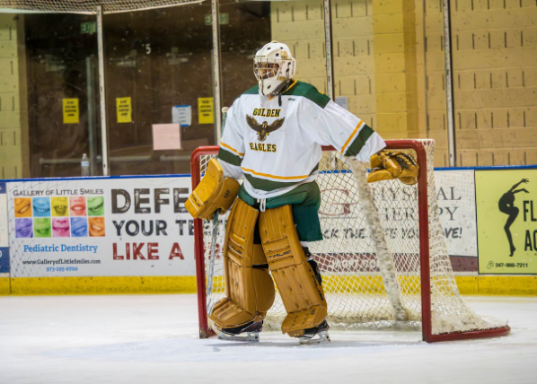 Knolls goalie Kyle Sipple has been a steady presence in net, ranked fifth in saves within the MCSSIHL