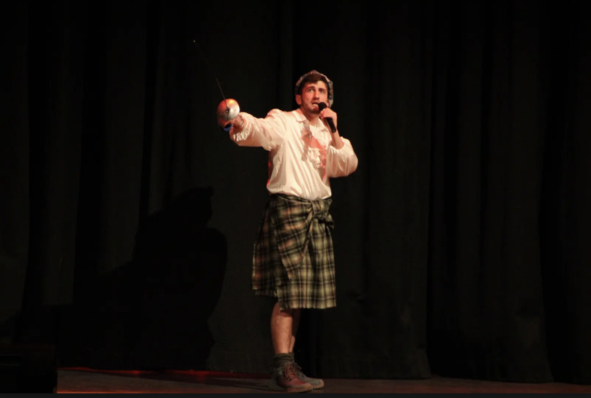 Matthew Nemerofsky performs "Macbeth" soliloquy.